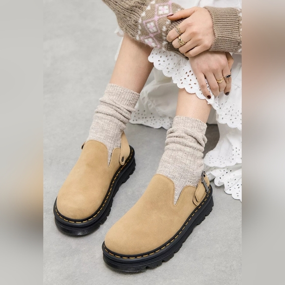 Dr. Martens Shoes - Dr Martens CARLSON suede casual Slingback mules